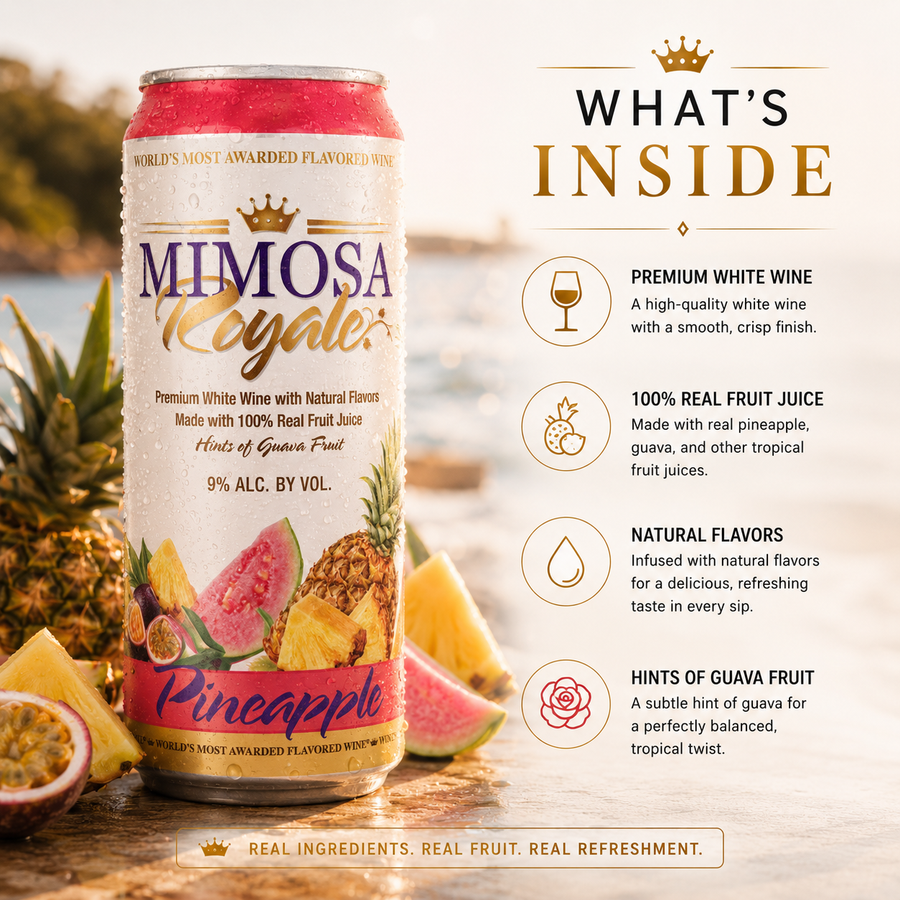 Pineapple Mimosa Cans — photo 5