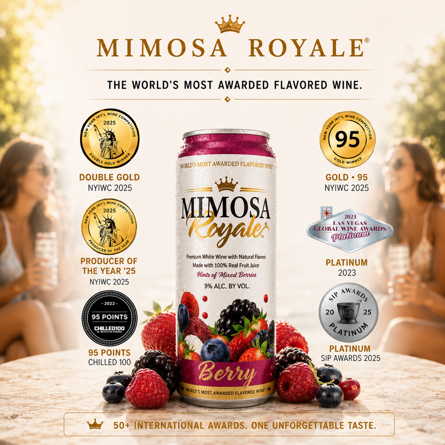 Berry Mimosa Cans — photo 8