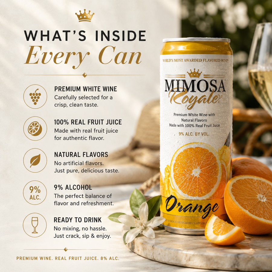 Orange Mimosa Cans — photo 5
