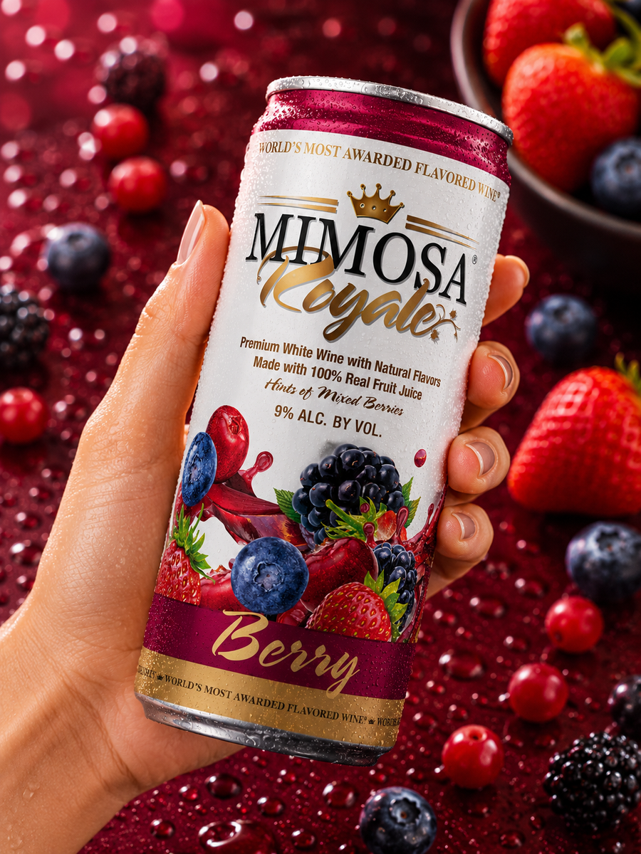 Berry Mimosa Cans — photo 4