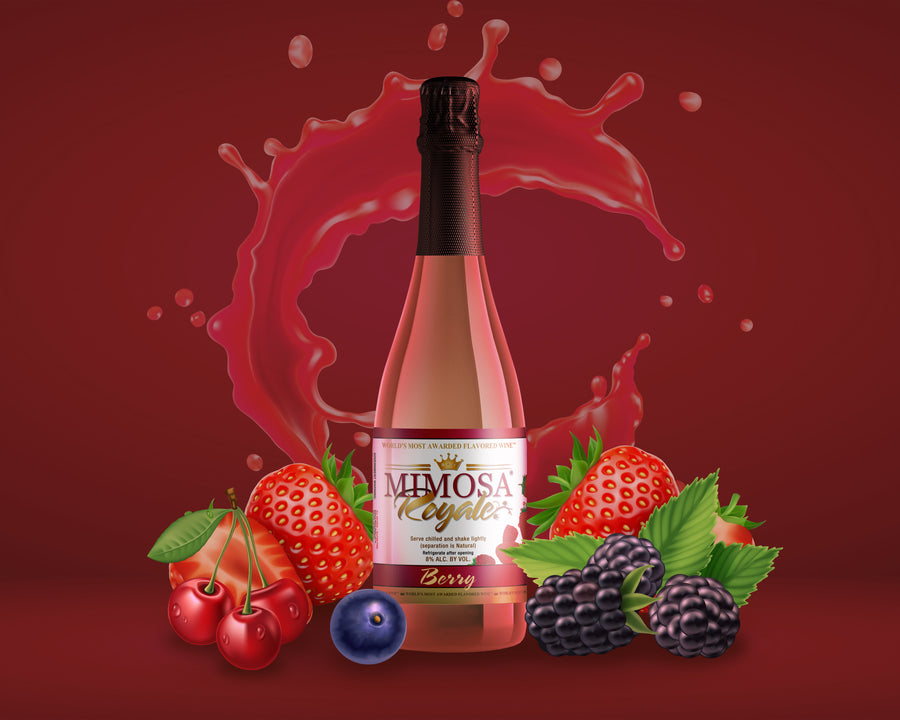 187ml Berry Mimosa Bottles