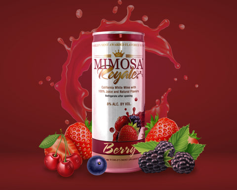 375ml Berry Mimosa Cans