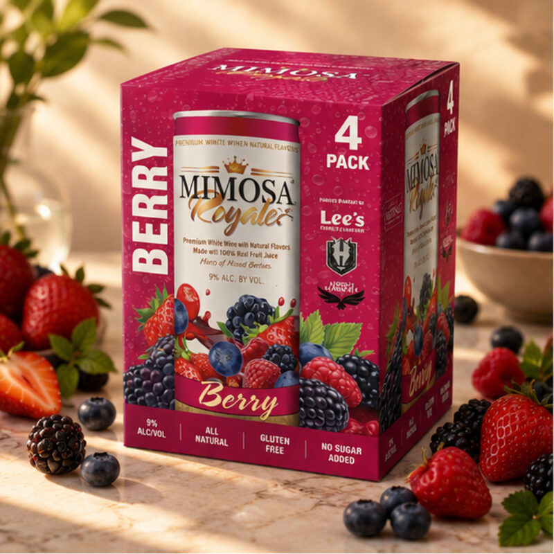 Berry Mimosa Cans